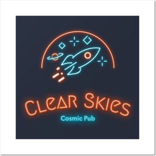 Clear Skies Cosmic Pub Posters and Art